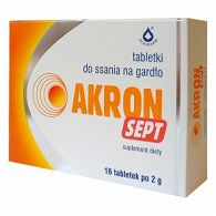 AKRON SEPT X 16 TABLETKI DO SSANIA