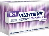 ACTI VITA-MINER PRENATAL +DHA X 30 TABL. + 30 KAPS.