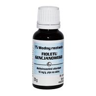 PYOCTANINA (FIOLET GENCJANOWY) 1% ROZTWÓR WODNY 20 ML