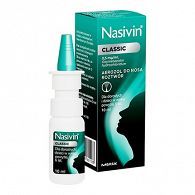 NASIVIN CLASSIC 0,05% AEROZOL DO NOSA 10 ML
