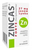 ZINCAS FORTE 50 tabletek