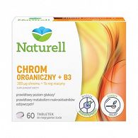 CHROM ORGANICZNY + B3 60 tabletek NATURELL