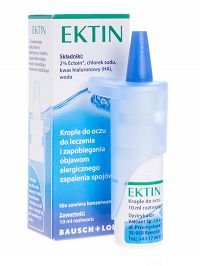 EKTIN  DROPS FOR THE EYES 10 ML