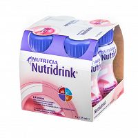 NUTRIDRINK (truskawkowy) 125 ml X 4 SZT.
