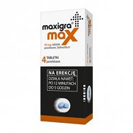 MAXIGRA MAX 50 MG 4 TABL