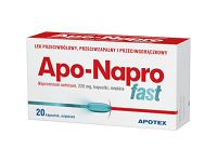APO-NAPRO FAST 0,22 G X 20 CAPSULES