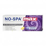 NO-SPA MAX X 20 TABLETKI