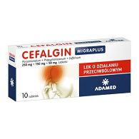 CEFALGIN MIGRENA  X 10 TABLETKI