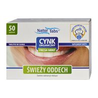CYNK ORGANICZNY FRESH MINT X 50 TABLETKI