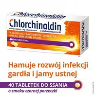 CHLORCHINALDIN CZARNA PORZECZKA 40 tabletek